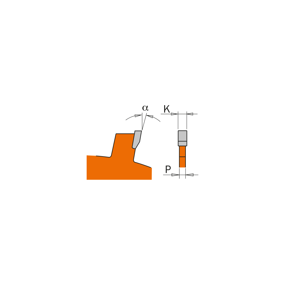 CMT Priemyselný drážkovací kotúč - D=180 F=30 Z=18 K/P=5,0/3,0
