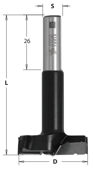Strojové kovanie pre čapovacie stroje a CNC (D=40 mm; L=70 mm; S= 10x26 mm) RH