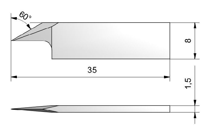Plochý nôž ITA.111