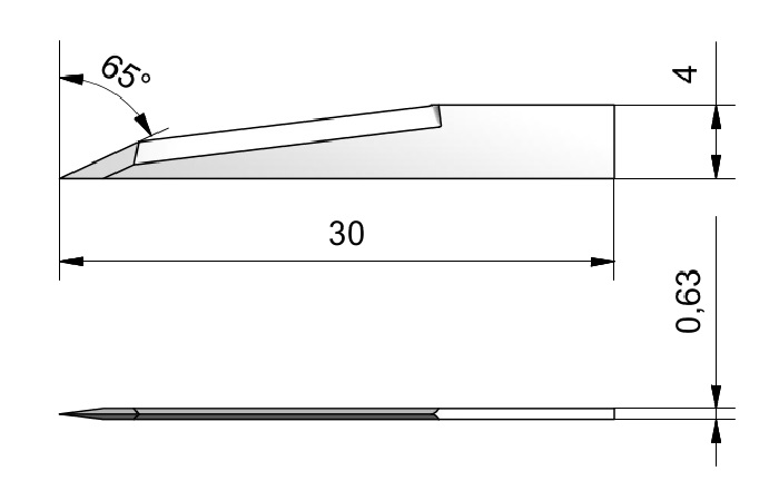 Plochý nôž ITA.121 BLD-SF427 i-427