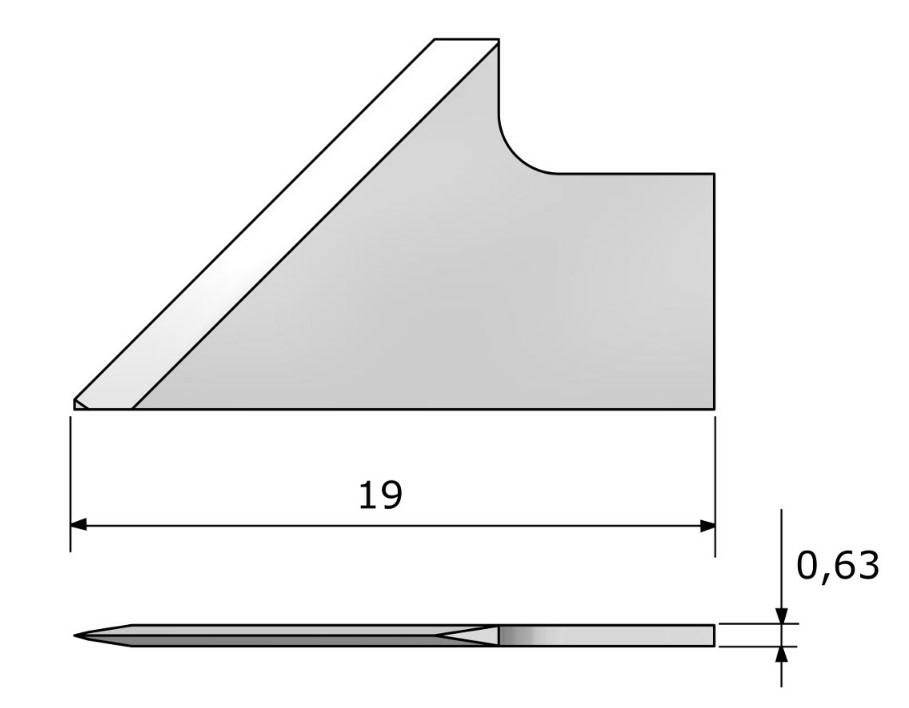 Plochý nôž ITA.245 BLD-SF245