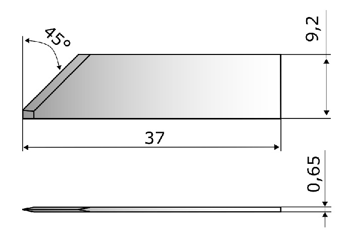 Plochý nôž ITA.4482