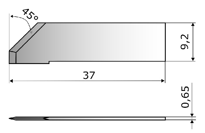 Plochý nôž ITA.4483