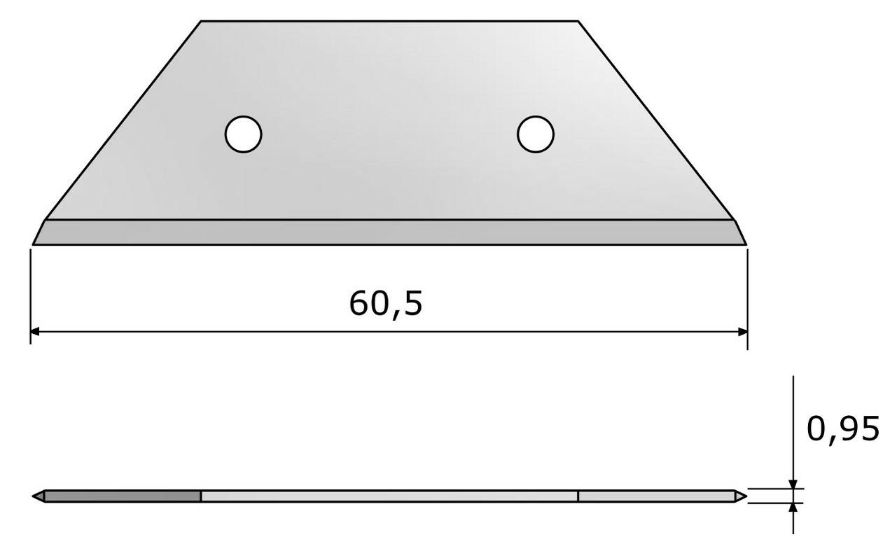 Plochý nôž ITA.512 BLD-TZ512