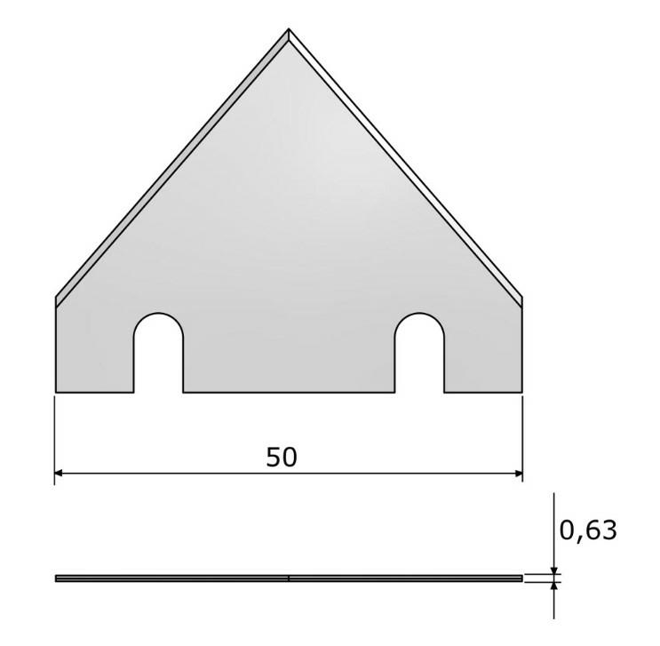 Plochý nôž ITA.561 BLD-DF561