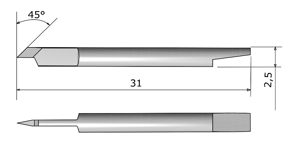 Okrúhly nôž ITA.138029