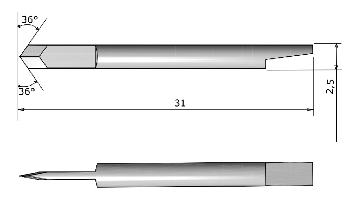 Okrúhly nôž ITA.138032