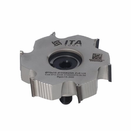 ITA DGB DIA Rovinné frézy HSK25R (D=70; I=15; F=HSK25R; H=2,5; Z=6; LH)