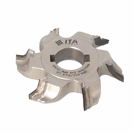 ITA DIA Rádiusová fréza DGB (16 | 20 DKN) (D=60; I=10; F=16+2CH ; H=4,0; Z=6; R=4; LH)