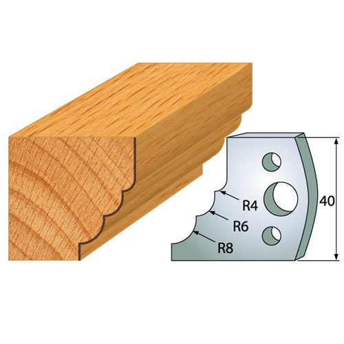 Pár nožov 40x4mm HSS