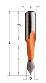 Priechodný vrták EXTREME (D=7 mm; I=35 mm; L=70 mm; Z2) LH
