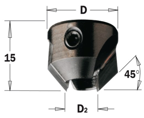 Upínacia zátka so stopkou (D=3,5 mm; D1=16 mm; Z2) RH