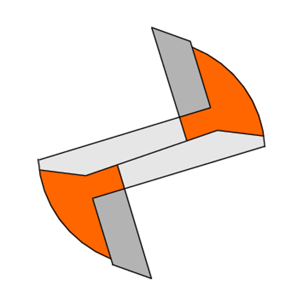 Fréza HW (D=10; I=31,7; L=70; S=6; Z=2), RH
